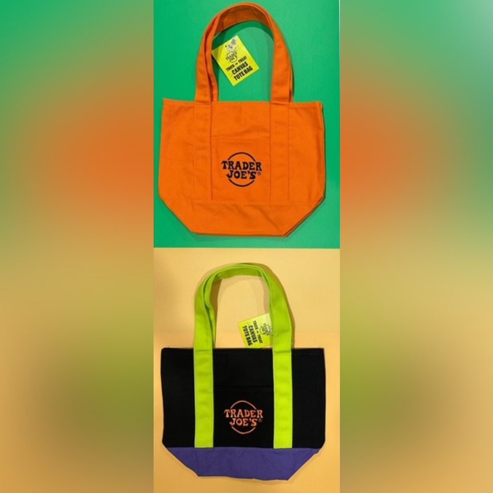 Trader Joe’s viral Trick-or-Treat Mini Canvas Totes